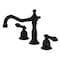 Kingston Brass KS1970PKL Duchess Widespread Bathroom Faucet W/Brass Pop-Up, Matte Blk KS1970PKL - alternate 1